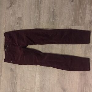 Kut from the kloth Diana fab ab skinny purple corduroy jeans size 00